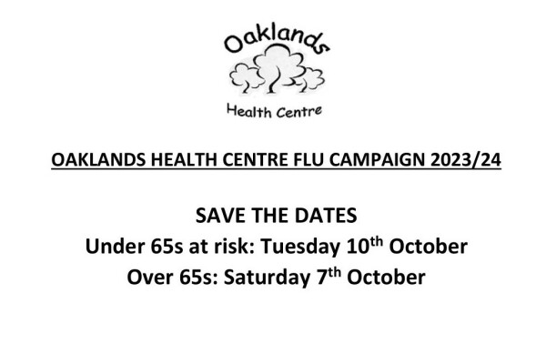 OAKLANDS HEALTH CENTRE FLU CAMPAIGN 